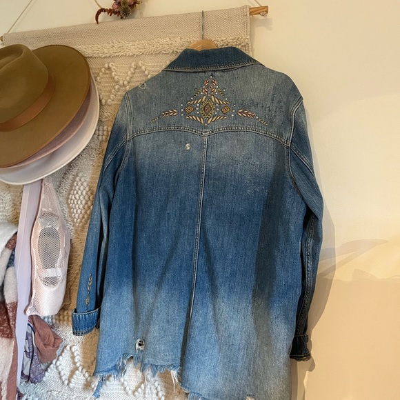 Free people denim shacket - Picture 8 of 10